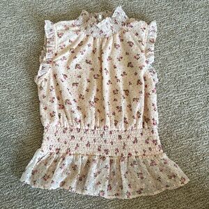 NWOT Maje floral pink top